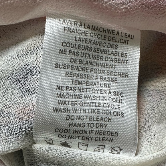 Joie Boho Ruffle Blue & White Paisley Floral Sleeveless Blouse - Picture 9 of 10